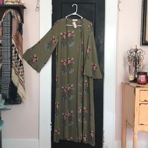 Peach love 🍑 dream catcher print kimono